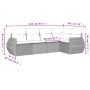 Set de muebles de jardín 5 pzas y cojines ratán sintético negro de , Conjuntos de jardín - Ref: Foro24-3253662, Precio: 362,7...