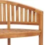 Bananenförmige Bank aus massivem Teakholz 120 cm von vidaXL, Gartenbänke - Ref: Foro24-48020, Preis: 276,50 €, Rabatt: %