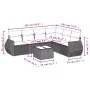 7-piece garden dining set with black synthetic rattan cushions by , Garden sets - Ref: Foro24-3253752, Price: 459,40 €, Disco...