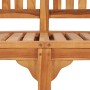 Banana-shaped bench solid teak wood 120 cm by vidaXL, garden benches - Ref: Foro24-48020, Price: 283,83 €, Discount: %