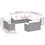 Garden sofa set 11 pieces and black synthetic rattan cushions by , Garden sets - Ref: Foro24-3258899, Price: 765,49 €, Discou...