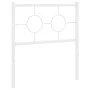 Cabecero de metal blanco 80 cm de , Cabeceros y pies de cama - Ref: Foro24-376302, Precio: 28,48 €, Descuento: %