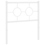 White metal headboard 80 cm by , Headboards and footboards - Ref: Foro24-376302, Price: 28,88 €, Discount: %