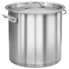 Stainless steel saucepan 26 L 32x32 cm by vidaXL, tall pots - Ref: Foro24-51133, Price: 88,12 €, Discount: %