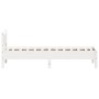 Massives Bettgestell aus weißem Kiefernholz, 90 x 190 cm von , Betten und Lattenroste - Ref: Foro24-844754, Preis: 92,83 €, R...