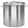 Cacerola de acero inoxidable 26 L 32x32 cm de vidaXL, Ollas altas - Ref: Foro24-51133, Precio: 107,80 €, Descuento: %