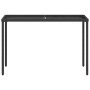 Gartentisch mit schwarzer PE-Rattanglasoberfläche 115x54x74 cm von , Gartentische - Ref: Foro24-365072, Preis: 65,65 €, Rabat...