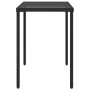 Gartentisch mit schwarzer PE-Rattanglasoberfläche 115x54x74 cm von , Gartentische - Ref: Foro24-365072, Preis: 65,65 €, Rabat...