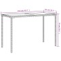 Gartentisch mit schwarzer PE-Rattanglasoberfläche 115x54x74 cm von , Gartentische - Ref: Foro24-365072, Preis: 65,65 €, Rabat...