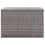 Graue Garten-Aufbewahrungsbox aus synthetischem Rattan, 150 x 100 x 100 cm von vidaXL, Aufbewahrungsboxen für den Außenbereic...