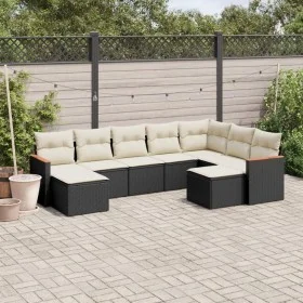 8-piece garden sofa set with black synthetic rattan cushions by , Garden sets - Ref: Foro24-3258941, Price: 512,04 €, Discoun...