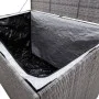 Graue Garten-Aufbewahrungsbox aus synthetischem Rattan, 150 x 100 x 100 cm von vidaXL, Aufbewahrungsboxen für den Außenbereic...