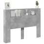 Bettkopfteil in Betongrau mit LED-Licht, 140 x 16,5 x 103,5 cm von , Kopf- und Fußteile - Ref: Foro24-839248, Preis: 79,87 €,...
