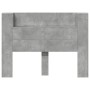 Bettkopfteil in Betongrau mit LED-Licht, 140 x 16,5 x 103,5 cm von , Kopf- und Fußteile - Ref: Foro24-839248, Preis: 79,87 €,...