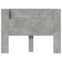Concrete gray bed headboard with LED light 140x16.5x103.5 cm by , Headboards and footboards - Ref: Foro24-839248, Price: 78,8...
