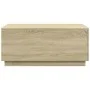 Mesa de centro con luces LED roble Sonoma 90x50x40 cm by , Coffee table - Ref: Foro24-839877, Price: 51,45 €, Discount: %