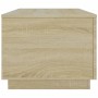 LED-Couchtisch in Sonoma-Eiche mit den Maßen 90x50x40 cm. von , Couchtisch - Ref: Foro24-839877, Preis: 51,97 €, Rabatt: %