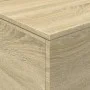 Mesa de centro con luces LED roble Sonoma 90x50x40 cm by , Coffee table - Ref: Foro24-839877, Price: 51,45 €, Discount: %