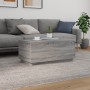 Mesa de centro con luces LED gris Sonoma 90x50x40 cm by , Coffee table - Ref: Foro24-839880, Price: 65,17 €, Discount: %