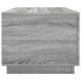 Mesa de centro con luces LED gris Sonoma 90x50x40 cm by , Coffee table - Ref: Foro24-839880, Price: 65,17 €, Discount: %