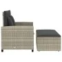 Garden sofa with cushions 2 seater light gray synthetic rattan by , Outdoor sofas - Ref: Foro24-365137, Price: 264,94 €, Disc...