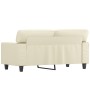 2-seater cream-colored synthetic leather sofa 120 cm by , Sofas - Ref: Foro24-359413, Price: 221,90 €, Discount: %