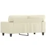2-Sitzer-Sofa aus cremefarbenem Kunstleder, 120 cm von , Sofas - Ref: Foro24-359413, Preis: 218,68 €, Rabatt: %