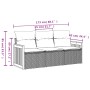 Garden sofa set with cushions 3 pieces black synthetic rattan by , Garden sets - Ref: Foro24-3259837, Price: 208,94 €, Discou...