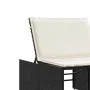 Sonnenliegen mit Tisch 2 Einheiten aus schwarzem synthetischem Rattan von , Liegen - Ref: Foro24-368422, Preis: 179,66 €, Rab...