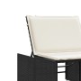 Sun loungers with table 2 units black synthetic rattan by , Loungers - Ref: Foro24-368422, Price: 135,22 €, Discount: %