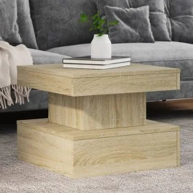 Couchtisch mit LED-Leuchten Sonoma-Eiche 50x50x40 cm von , Couchtisch - Ref: Foro24-839842, Preis: 62,24 €, Rabatt: %