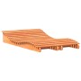 Tumbonas madera maciza de pino marrón 2 uds 205x60x31,5 cm de , Tumbonas - Ref: Foro24-844651, Precio: 172,22 €