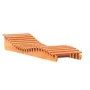 Tumbonas madera maciza de pino marrón 2 uds 205x60x31,5 cm de , Tumbonas - Ref: Foro24-844651, Precio: 170,83 €, Descuento: %