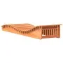 Tumbonas madera maciza de pino marrón 2 uds 205x60x31,5 cm de , Tumbonas - Ref: Foro24-844651, Precio: 170,83 €, Descuento: %