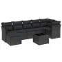 8-piece garden sofa set and black synthetic rattan cushions by , Garden sets - Ref: Foro24-3263201, Price: 505,99 €, Discount: %