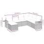 Gartensofa-Set mit beigem Kissenmix, 7-teilig aus PE-Rattan von , Gartensets - Ref: Foro24-3263835, Preis: 438,36 €, Rabatt: %