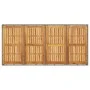 Gartentisch, graue Rattan-Akazienholzoberfläche, 190 x 90 x 75 cm von , Gartentische - Ref: Foro24-365542, Preis: 209,48 €, R...