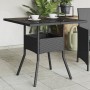 Gartentisch Glasoberfläche PE Rattan schwarz 80x80x75 cm von , Gartentische - Ref: Foro24-365521, Preis: 76,99 €, Rabatt: %