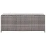 Graue Garten-Aufbewahrungsbox aus synthetischem Rattan, 120 x 50 x 60 cm von vidaXL, Aufbewahrungsboxen für den Außenbereich ...