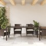 Gartentisch Glasoberfläche PE Rattan braun 190x90x75cm von , Gartentische - Ref: Foro24-365540, Preis: 194,77 €, Rabatt: %