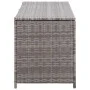 Graue Garten-Aufbewahrungsbox aus synthetischem Rattan, 120 x 50 x 60 cm von vidaXL, Aufbewahrungsboxen für den Außenbereich ...