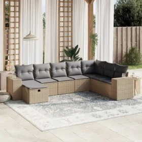 Juego de sofás jardín con cojines beige mezcla 8 pzas ratán PE by , Garden sets - Ref: Foro24-3264515, Price: 514,03 €, Disco...