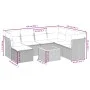 Garden sofa set with beige cushions 8 pcs PE rattan by , Garden sets - Ref: Foro24-3264740, Price: 516,69 €, Discount: %