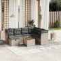 Set de sofás de jardín 8 pzas y cojines ratán sintético gris by , Garden sets - Ref: Foro24-3264742, Price: 452,23 €, Discoun...
