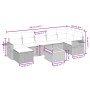 Garden sofa set with beige cushions 8 pcs PE rattan by , Garden sets - Ref: Foro24-3264957, Price: 506,95 €, Discount: %