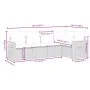 Garden sofa set with cushions 5 pieces beige synthetic rattan by , Garden sets - Ref: Foro24-3226787, Price: 341,74 €, Discou...