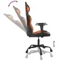 Schwarzer und orangefarbener Massage-Gaming-Stuhl aus Kunstleder von , Gaming-Stühle - Ref: Foro24-345405, Preis: 108,11 €, R...