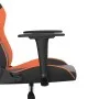 Schwarzer und orangefarbener Massage-Gaming-Stuhl aus Kunstleder von , Gaming-Stühle - Ref: Foro24-345405, Preis: 108,11 €, R...