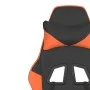 Schwarzer und orangefarbener Massage-Gaming-Stuhl aus Kunstleder von , Gaming-Stühle - Ref: Foro24-345405, Preis: 108,11 €, R...