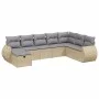 Garden sofa set with beige cushions mix 8 pieces PE rattan by , Garden sets - Ref: Foro24-3264205, Price: 525,76 €, Discount: %
